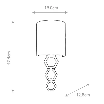 Produktbild von Elstead Clark Wandleuchte E27 Small Poliertes Chrom Elfenbeinfarbe
