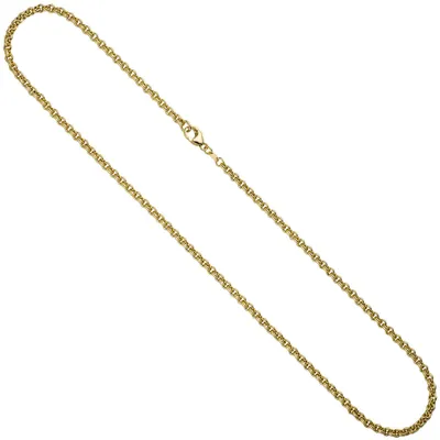Produktbild von 3,4mm Erbskette Kette Halskette Halsschmuck 585 Gold Gelbgold 80cm