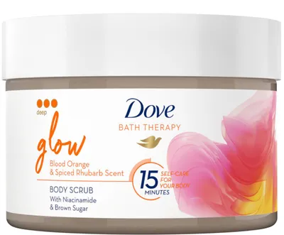 Produktbild von Dove Body Scrub - 295ml Glow blood orange
