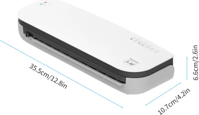 Obrázok produktu pre OSMILE SL289 Súprava stolového laminovacieho stroja veľkosti A4 na laminovanie za tepla a za studena s 2 valcami s maximálnou šírkou 9 palcov pre A4/A5/A6 laminovacie obaly pre domáce kancelárske školské potreby