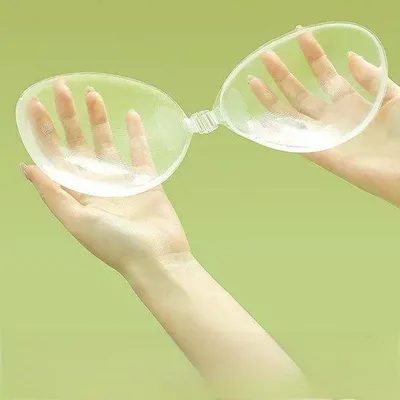 Immagine prodotto di Imbottiture per reggiseni push-up, doppio spessore, coppa D, autoadesive, lavabili