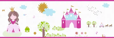 Produktbild von A.S. Création Bordüre Little Stars bunt weiß 5,00 m x 0,17 m 358532 35853-2
