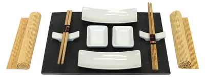 Zdjęcie produktu dla Zestaw do sushi 11-częściowy, kamień, wielokolorowy, do kuchni