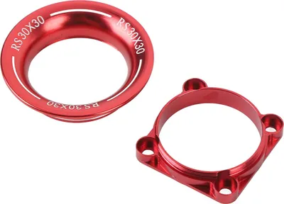 Imagen del producto de Cubierta para ventilador de refrigeración de 30x30 mm, canal de entrada de aire para refrigeración, compatible con motores ESC y disipadores de calor para modelos de coche a control remoto (RC) 1/10 y 1/8, como los modelos 540, 550 y 3650, y marcas como D3, D4 y HPI. Color: rojo