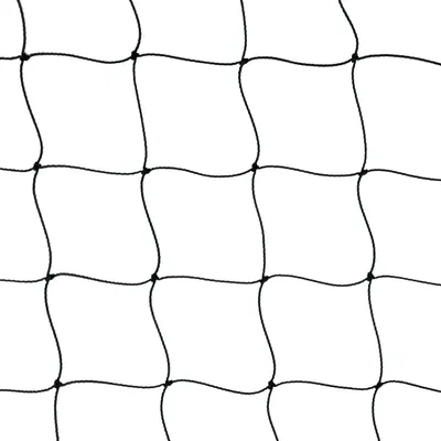 Produktbild von PieloBa Volierennetz Meterware Breite 10,00 m Länge wählbar schwarz Masche 5 cm Voliere Tiergehege