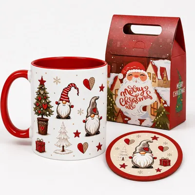 Gläserne Weihnachtsgläser, 1 Liter, 1 Stück