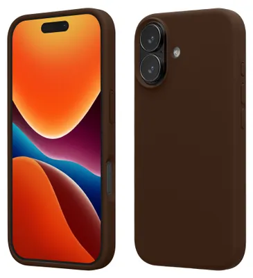 Produktbild von kwmobile Handyhülle für iPhone 17 Hülle, für iPhone 17 Case - Hülle Silikon - kabelloses Laden - Chocolate