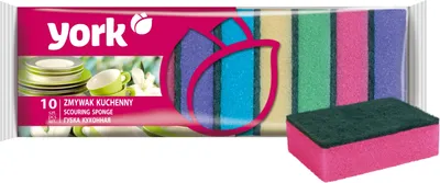 Immagine prodotto di Spugna York 030030, per stoviglie, 9x6x3 cm, conf. 10 pz
