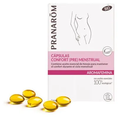 Productafbeelding van Pranarom Aromafemina: Comfort tijdens de premenstruele fase, 30 capsules