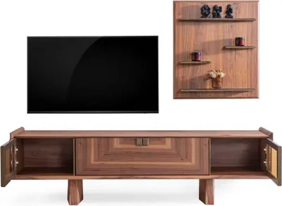 Image de Support TV Support TV Étagère TV Support média Support de meuble TV