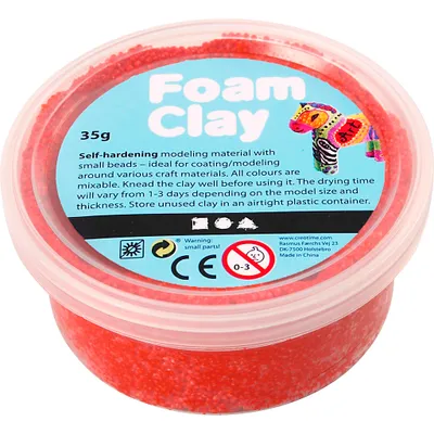 Produktbild von Foam Clay® , Rot, 35 g/ 1 Dose [HOB78923]