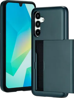 Productafbeelding van imoshion Backcover met pasjeshouder voor de Samsung Galaxy A16 - Donkerblauw