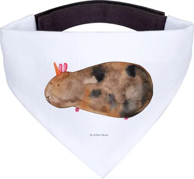Produktbild von Mr. & Mrs. Panda Halstuch Für Hunde Einhorn Meerschweinchen - Weiß - Geschenk, Bandana, Hundehalstuch, Meerschwein, Unicorn, Meerhörnchen, Hund, Einhörner