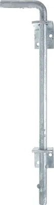 Image de Alberts 211035 Vanne de sol, galvanisée à chaud, boulon Ø 16 mm, 400 mm, distance boulon - porte 30 mm, jeu de 2 pièces