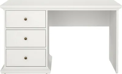 Produktbild von Schreibtisch - Weiß 61,6x130x73,9h cm