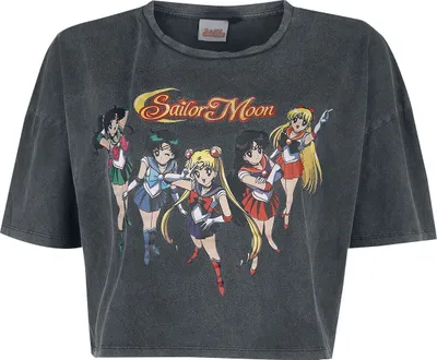 Produktbild von Sailor Moon T-Shirt Damen Group schwarz S