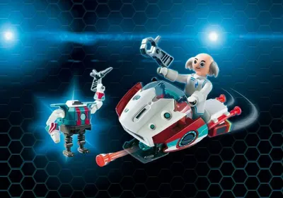 Image de PLAYMOBIL super 4 9003 sky jet et docteur x