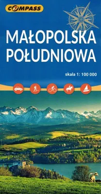 Imagen del producto de Pequeña Polonia del Sur, escala 1:100.000. Mapa de carreteras y turístico. Edición 2024. Kompass