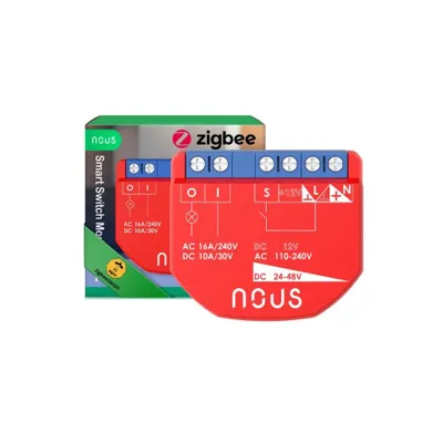 Imagen del producto de NOUS B1Z, actuador de conmutación, ZigBee, 1 canal / 16A / ZigBee 3.0