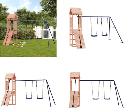 Produktbild von vidaXL Spielturm Massivholz Douglasie - Spielturm - Spieltürme - Kletterturm - Klettertürme