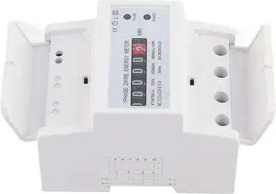 Produktbild von 220V Digitaler 1-Phasen-2-Draht-4P-DIN-Schienen-Stromzähler Elektronischer kWh-Zähler (20(80)A)