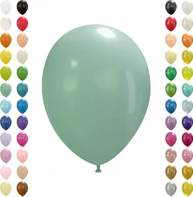Produktbild von Luftballons ca. 27 cm Naturlatex Ballons, 100 Stück, Standard Aquamarin