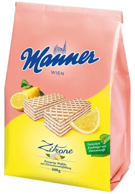 Immagine prodotto di Biscotti Manner fette di limone 207201000 400g/confezione.