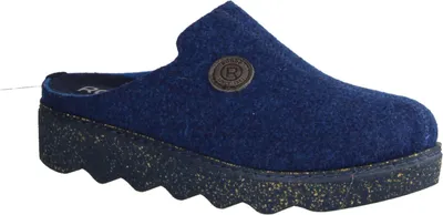 Produktbild von Rohde 6120-54 Damenschuhe, Hausschuhe, Blau, Softfilz, Wechselfußbett, - Haus - hüttenschuhe Damen Hausschuhe, Blau
