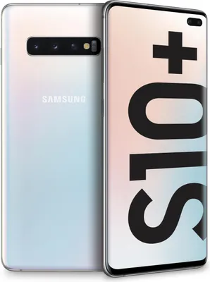 Produktbild von Samsung Galaxy S10+ 16,3 cm (6.4") Hybride Dual-SIM Android 9.0 4G USB Typ-C 8 GB 128 GB 4100 mAh Weiß