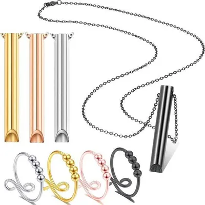 Immagine prodotto di Collana antistress per uomo e donna - Collana che favorisce la respirazione meditativa per il rilassamento e la riduzione dello stress