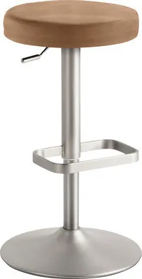 Produktbild von Barstuhl Mayer Sitzmöbel 1200 44 x 44 x 55 cm Stahl chrom matt/hellbraun