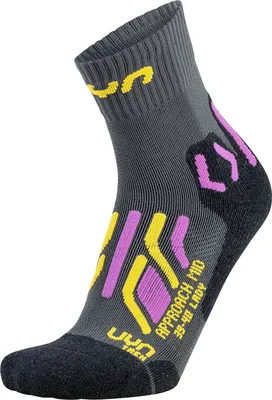 Produktbild von UYN Trekkingsocken Approach Mid Damen grey/yellow 35-36