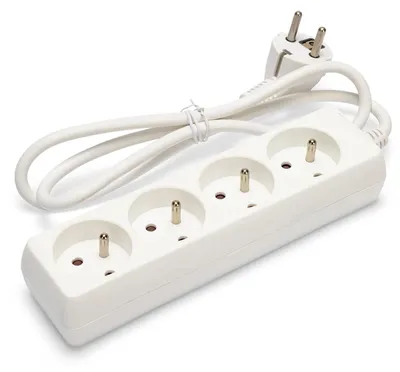 Image de Multiprise, 4 prises, 10/16 A, câble 3G1 mm²