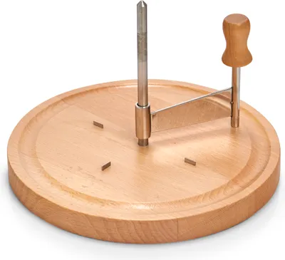 Image de Trancheur à fromage - en bois de hêtre, acier inoxydable, ZELLER