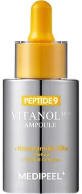 Productafbeelding van MEDIPEEL – Peptide 9 Vitanol Ampoule Pro – Geconcentreerd anti-aging serum met retinol – 30 ml