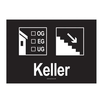 Immagine prodotto di PRICARO adesivi mobili "Keller" neri, A6, 15 pezzi