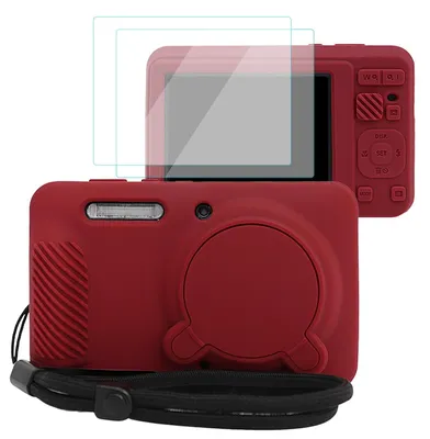 Productafbeelding van Silicone Camera Case voor KODAK PIXPRO FZ55 in Rood