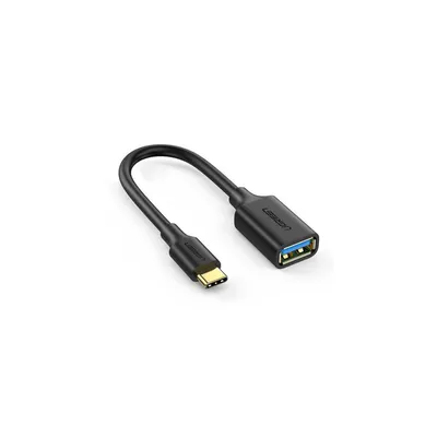 Produktbild von Ugreen USB 3.0 Adapter OTG: USB-A Weiblich zu USB-C Männlich, Schwarz, Modell US154 30701