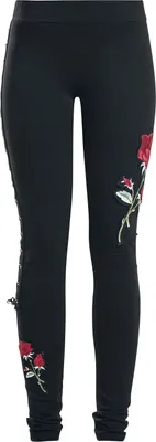 Produktbild von Vixxsin Leggings Damen Rose Corset Legging schwarz XL