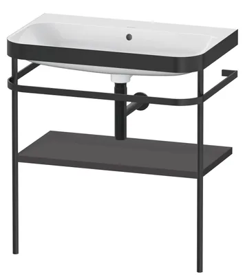 Produktbild von DURAVIT HP4737N8080 Metallk. mit Happy D.2 Plus bodenst.