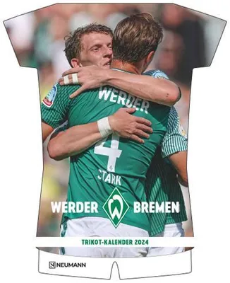 Produktbild von Werder Bremen 2024 - Trikotkalender - Fan-Kalender - Fußball