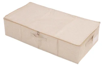 Imagen del producto de Omgoods - Bolsa organizadora para debajo de la cama, plegable, con estantes impermeables para ropa, zapatos y calcetines, ideal para armarios (tamaño S)