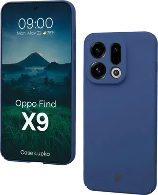 Produktbild von Handyhülle für Oppo Find X9, Bizon Case Lupka, Blau