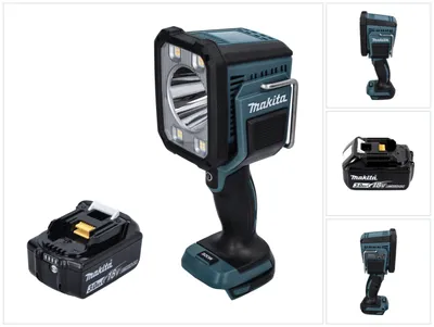 Produktbild von Makita DML 812 F1 Akku LED Handstrahler Taschen Lampe 18 V 1250 lm + 1x Akku 3,0 Ah - ohne Ladegerät
