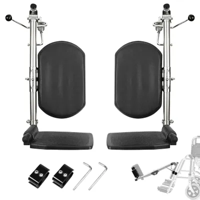 Image de Repose-pieds réglables pour fauteuils roulants