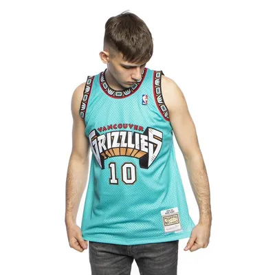 Immagine prodotto di Maglia Swingman Mitchell & Ness Vancouver Grizzlies #10 Mike Bibby Ocean - M