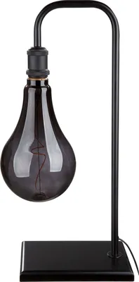 Zdjęcie produktu dla Gilde Tischleuchte, "Bulb", Metall, schwarz, VE 1, L. 17 cm, B. 28 cm, H. 57 cm 79916 4063387799161