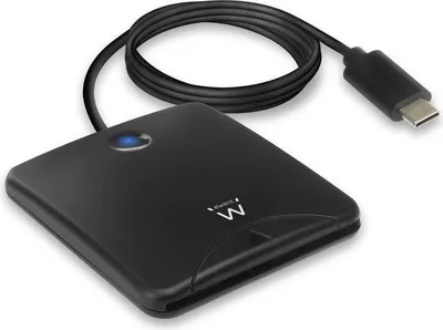 Image de Lecteur de carte citoyenne Ewent EW1055 USB-C Noir