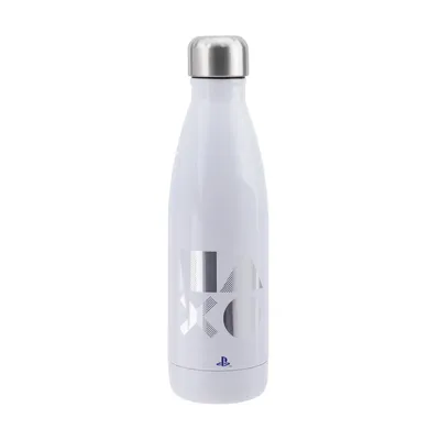 Image de Paladone Trinkflasche Playstation Metall 500ml weiß