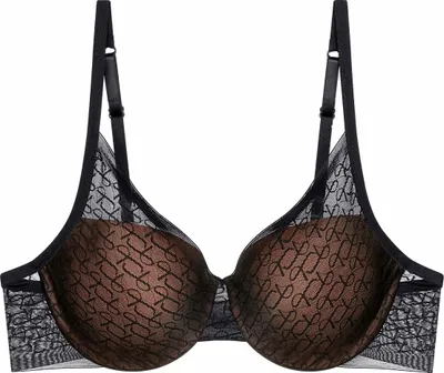 Image de Triumph Signature Sheer, Soutien-gorge à coques souples, Noir, Armatures, Motifs, Femmes, Dos